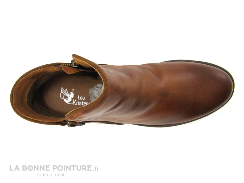 Lou Kristensen IB17164 Brandy Vintage - Bottine Marron Femme 5 Lou Kristensen IB17164 Brandy Vintage - Bottine Marron Femme – Image 5