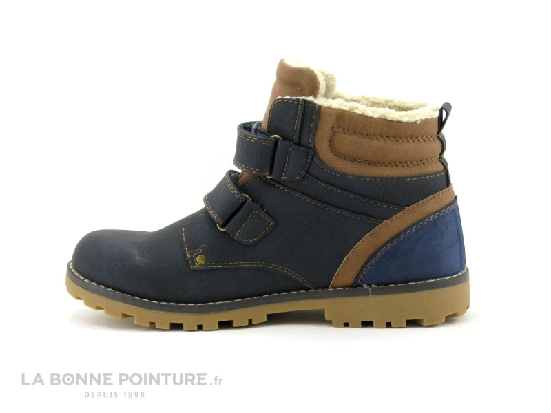 BM Footwear 2160106 Bleu Marine - Bottillon GARCON Fourre 2 BM Footwear 2160106 Bleu Marine - Bottillon GARCON Fourre – Image 2