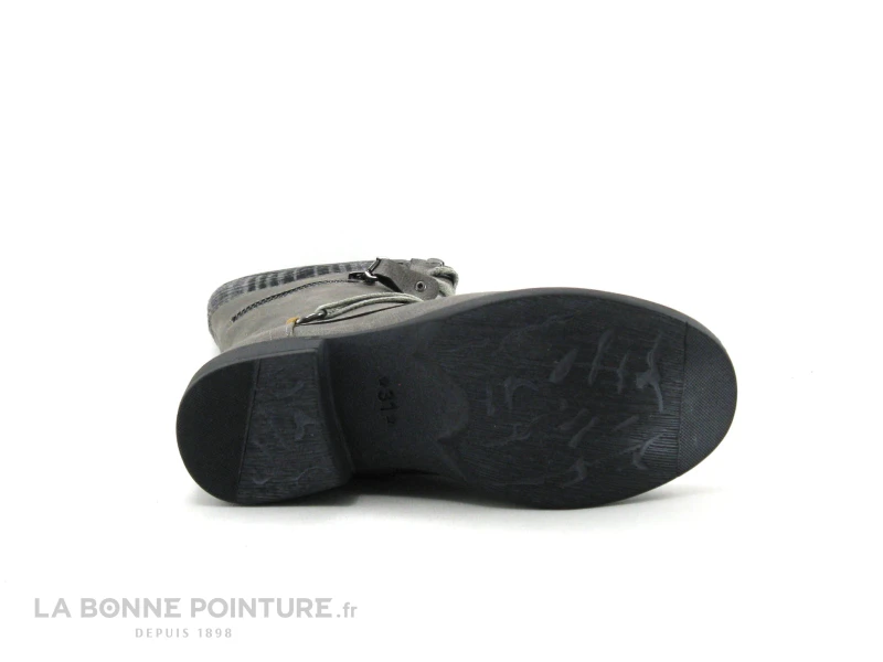 Wipop DICHON Gris - Botte A Lacet Fille Avec Fermeture Eclair 5 Wipop DICHON Gris - Botte A Lacet Fille Avec Fermeture Eclair – Image 5