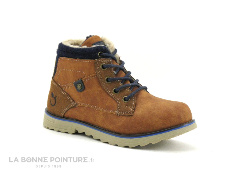 3 Pommes 551-04-001-0 Camel - Boots Chaude GARCON 3 3 Pommes 551-04-001-0 Camel - Boots Chaude GARCON – Image 3