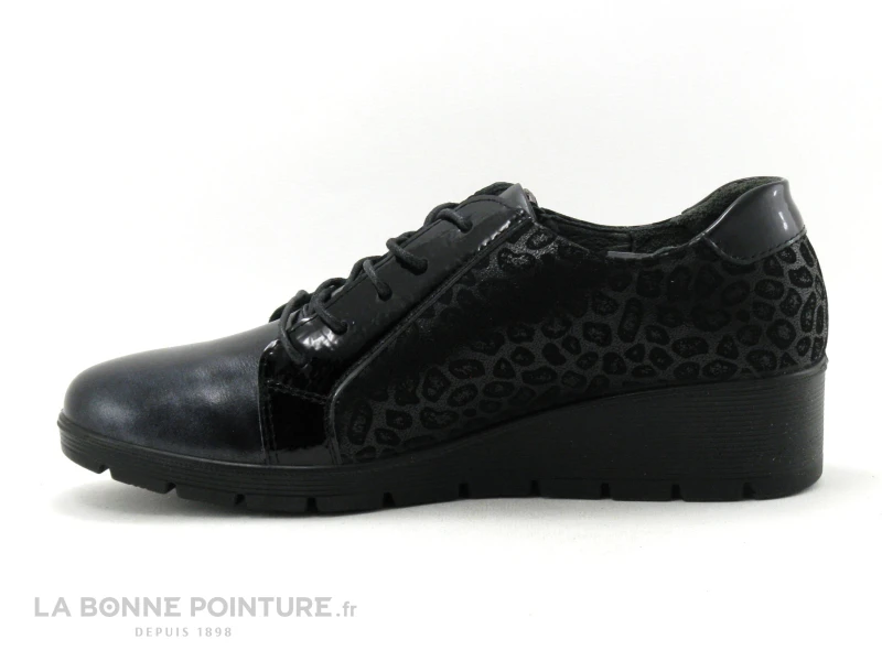 Inea LAGUNE - Noir - Leopard Noir - Chaussure Basse Femme 3 Inea LAGUNE - Noir - Leopard Noir - Chaussure Basse Femme – Image 3