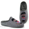 Maison Espadrille 6743-3 Gris - Bonhomme Moustachu Et Baguette