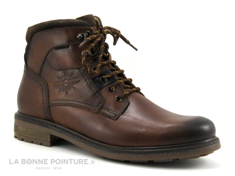 Point D Orgues FLIP Marron - Bottine Lacet Homme Cuir Marron 1 Point D Orgues FLIP Marron - Bottine Lacet Homme Cuir Marron
