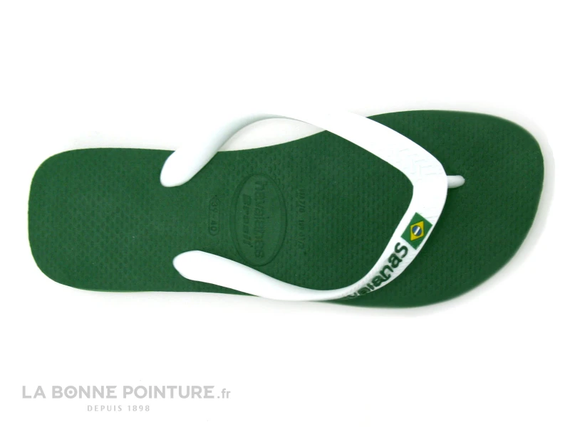 Havaianas BRASIL LOGO Vert Amazonia - Tong Homme 2 Havaianas BRASIL LOGO Vert Amazonia - Tong Homme – Image 2