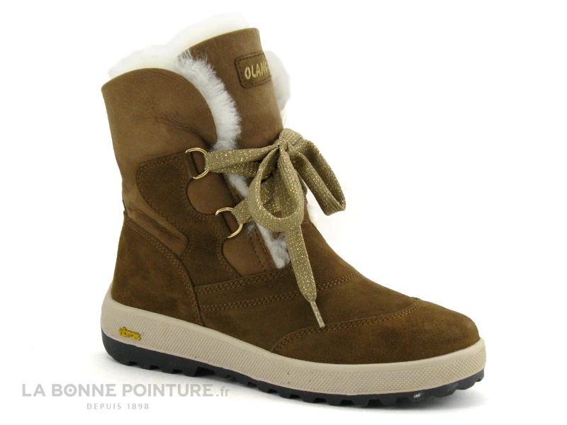 Olang LAPPONE Cuoio - Bottine Femme Marron - Doublure Chaude 1 Olang LAPPONE Cuoio - Bottine Femme Marron - Doublure Chaude