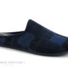 Koyuk Dinamic 215851 Marine - Carreaux - Pantoufle Mule Homme