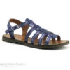 Bellamy IRMA Bleu Tasmania - Nu-pieds Fille
