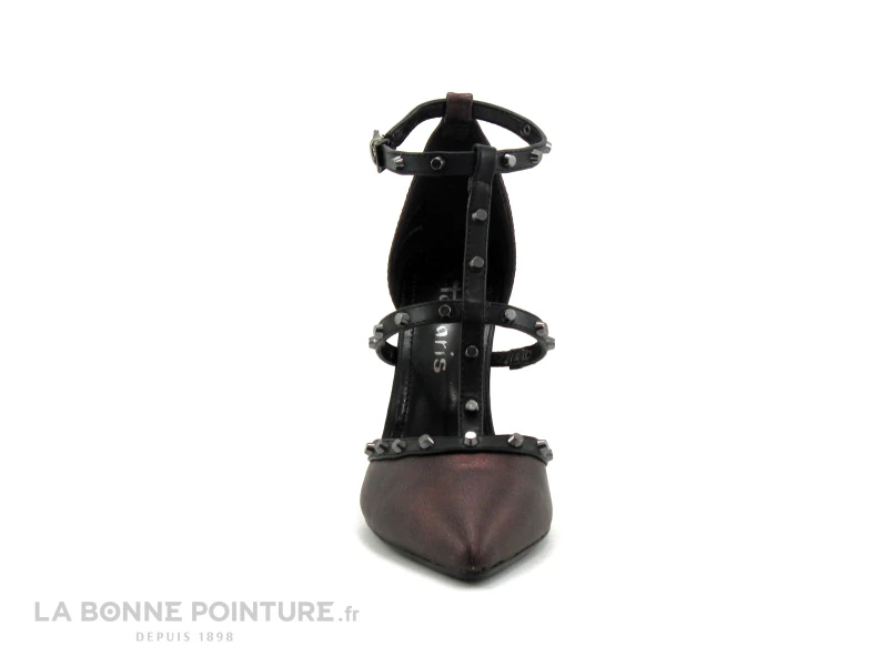 Tamaris 1-24409-21 912 - Bordeaux Metal - Escarpin Talon Haut 2 Tamaris 1-24409-21 912 - Bordeaux Metal - Escarpin Talon Haut – Image 2