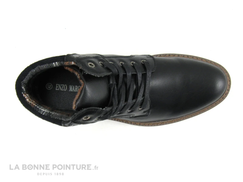 Enzo MARCONI NH4570 Noir - Boots Homme Noires 6 Enzo MARCONI NH4570 Noir - Boots Homme Noires – Image 6