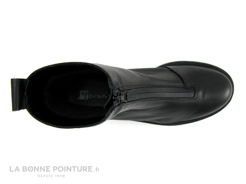 Morans VILMA Noir - Boots Femme Noire - Zip Dessus - Semelle Plateforme 6 Morans VILMA Noir - Boots Femme Noire - Zip Dessus - Semelle Plateforme – Image 6