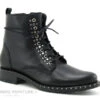 Morans Bekki Noir- Boots Lacets Et Zip