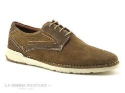 Point D Orgues POFO Beige Fonce - Chaussure Derbi Homme