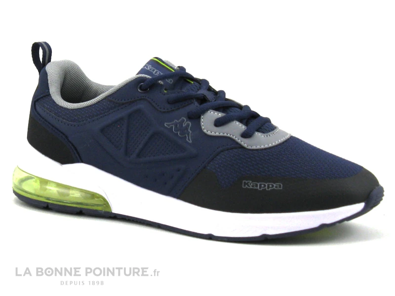 Kappa SPLINTER MAN A1N - Dk Denim Black Grey Green - Basket Homme 1 Kappa SPLINTER MAN A1N - Dk Denim Black Grey Green - Basket Homme