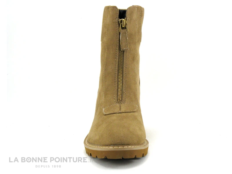 The Divine Factory QL4741 Beige - Boots Femme - Zip Dessus 2 The Divine Factory QL4741 Beige - Boots Femme - Zip Dessus – Image 2