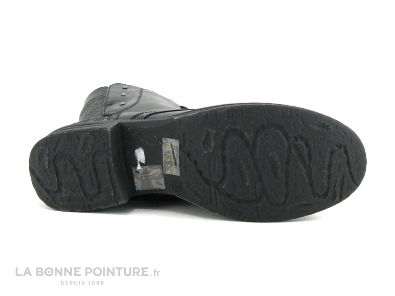 The Divine Factory QL4559 Noir - Arriere Tisse Et Contrefort Metal - Boots 4 The Divine Factory QL4559 Noir - Arriere Tisse Et Contrefort Metal - Boots – Image 4