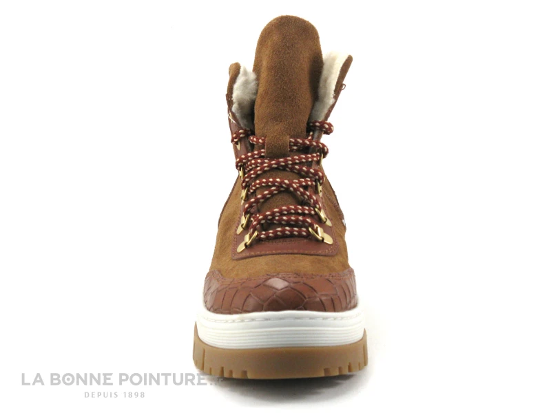 Hooper ABBA Cognac - Bottine Femme Semelle Epaisse 2 Hooper ABBA Cognac - Bottine Femme Semelle Epaisse – Image 2