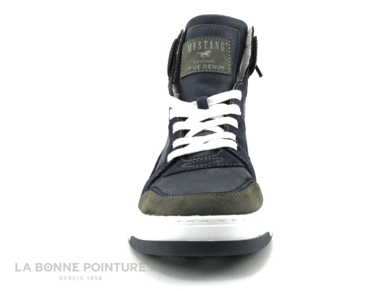 Mustang 4182 501 820 Navy - Basket Montante Homme Bleu Marine 2 Mustang 4182 501 820 Navy - Basket Montante Homme Bleu Marine – Image 2