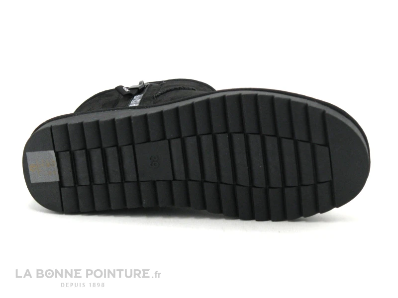 B Et M Banana Moon RANGER - Boots Noire Interieur Fourrure 4 B Et M Banana Moon RANGER - Boots Noire Interieur Fourrure – Image 4