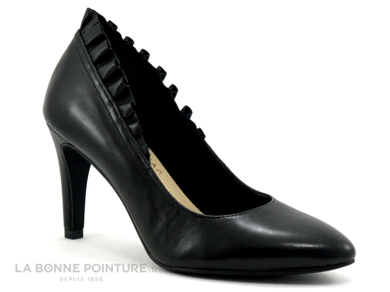 Tamaris 1-22441-21 - Noir - Fronces - Escarpin Talon Haut 1 Tamaris 1-22441-21 - Noir - Fronces - Escarpin Talon Haut