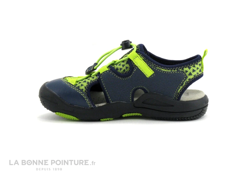Geox KYLE J92E1B - Lime - Bleu - Nu-pieds GARCON 3 Geox KYLE J92E1B - Lime - Bleu - Nu-pieds GARCON – Image 3