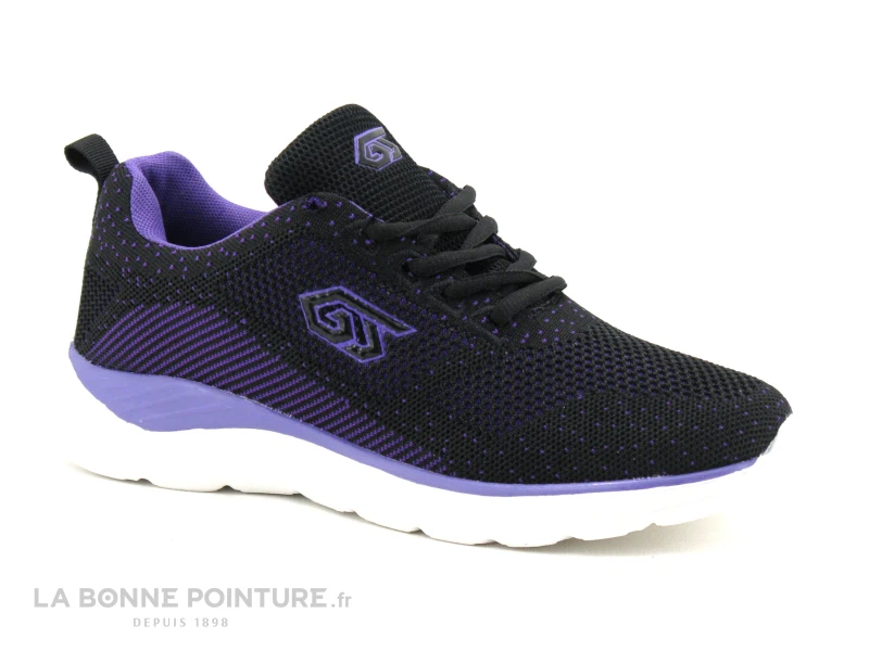 DT New York B387763 - Noir - Violet - Basket Maille Femme 5 DT New York B387763 - Noir - Violet - Basket Maille Femme – Image 5