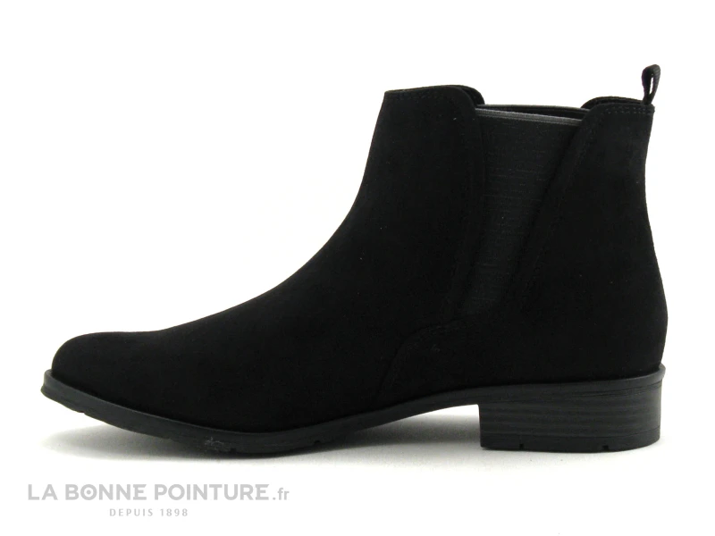 Marco Tozzi 2-25321-35 Black Uni - Boots Velours Noir 3 Marco Tozzi 2-25321-35 Black Uni - Boots Velours Noir – Image 3