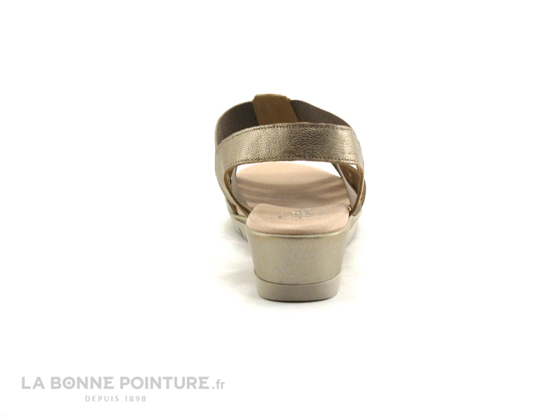 Valerias 5090 Taupe - Bronze - Fleurs Relief - Sandale Femme 4 Valerias 5090 Taupe - Bronze - Fleurs Relief - Sandale Femme – Image 4