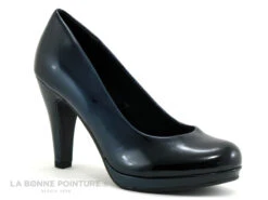 Marco Tozzi 2-22410-23 Navy Pat Comb - Escarpin Talon Haut