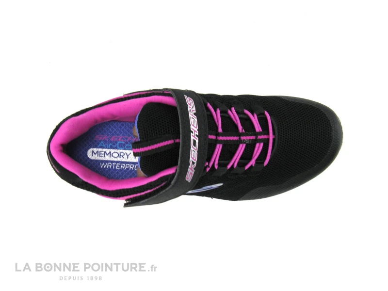 Skechers RAINY RUNNER 81533 Black Hot Pink - Basket Fille 4 Skechers RAINY RUNNER 81533 Black Hot Pink - Basket Fille – Image 4