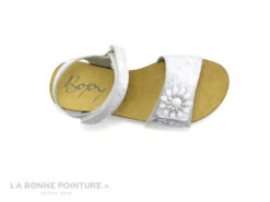 Bopy EVALNA Blanc - Argent 2 Brides Velcro - Fleur - Sandale Fille -France Chaussure Soldes 2024 cd24607c73b9e66c561f35ea11d5d5ef img 5590.jpg 135179