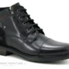 Point D Orgues FORY Noir - Boots Homme - 2 Fermetures Eclair
