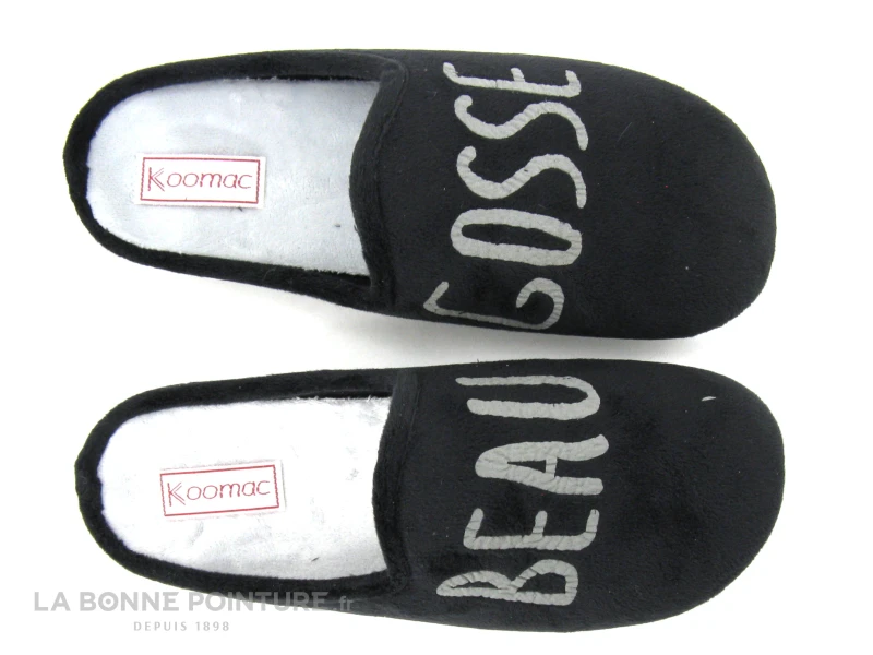 Koomac MAMORE Noir - Beau Gosse - Pantoufle Mule Homme 4 Koomac MAMORE Noir - Beau Gosse - Pantoufle Mule Homme – Image 4
