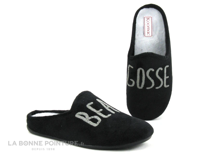 Koomac MAMORE Noir - Beau Gosse - Pantoufle Mule Homme 5 Koomac MAMORE Noir - Beau Gosse - Pantoufle Mule Homme – Image 5