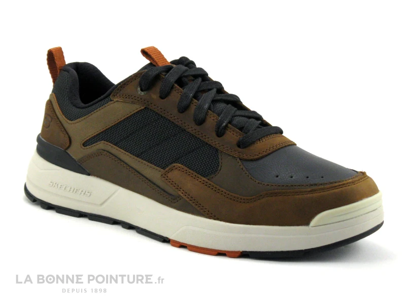 Skechers ROZIER WILLRON 210346 Marron - Basket Ville Homme 1 Skechers ROZIER WILLRON 210346 Marron - Basket Ville Homme