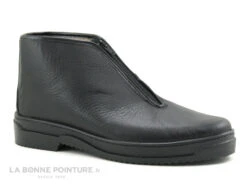 Moran's TORRO Boots Cuir Noir Fermeture éclair