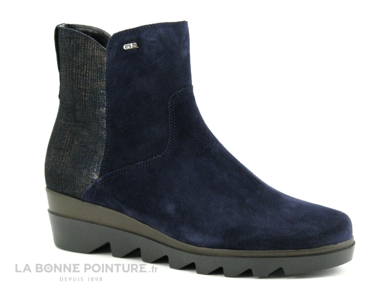 Geo Reino ALTACO Vel Marine - Bottine Femme Semelle Crantee 1 Geo Reino ALTACO Vel Marine - Bottine Femme Semelle Crantee