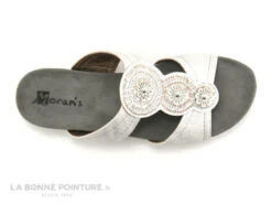 Morans MOUREZE 26148 Blanc Argent - 3 Fleurs - Mule Femme -France Chaussure Soldes 2024 cd24607c73b9e66c561f35ea11d5d5ef img 5719.jpg 135306