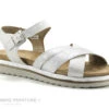 Morans MOUSTIKA 26145 Blanc Argent - Sandale Femme