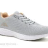 Kappa ASIVAT 341973W A6D - Basket Femme Maille Grise