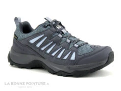 Salomon EOS GTX Ebony Zen Blue - L41719600 - Chaussure Randonnee Femme