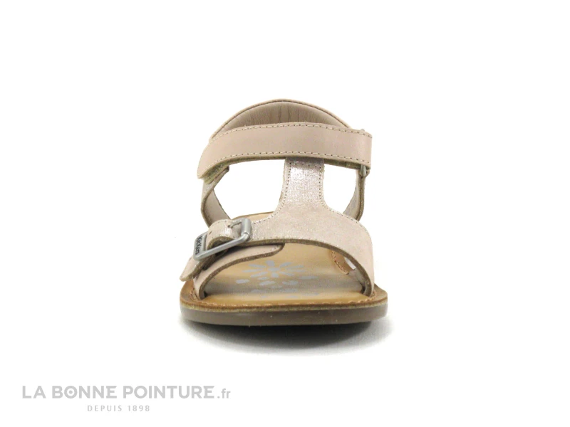 Kickers DIAZZ Rose Clair Metallise - 774456-30 - Sandale Fille 2 Kickers DIAZZ Rose Clair Metallise - 774456-30 - Sandale Fille – Image 2