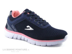 Galop L67551-401 Navy - Basket Femme Bleu Marine Et Rose