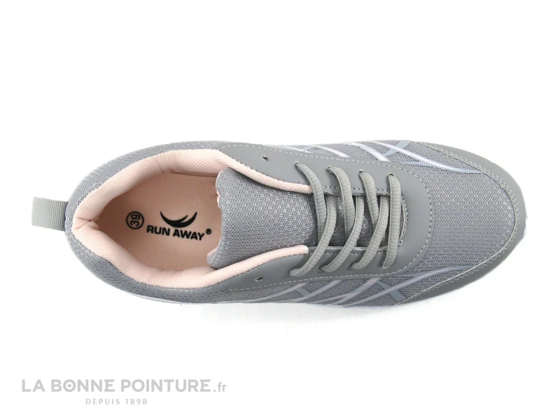 Run Away FIORELLA Gris Rose - Basket Sport Femme 6 Run Away FIORELLA Gris Rose - Basket Sport Femme â Image 6