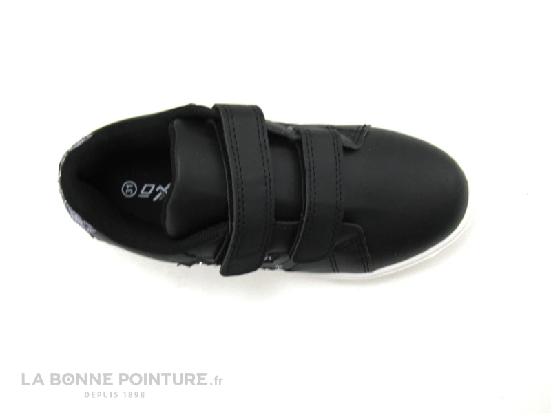 Oxide DOWEN Noir Mat - 10934 - Etoiles Paillettes - Sneakers Fille 3 Oxide DOWEN Noir Mat - 10934 - Etoiles Paillettes - Sneakers Fille – Image 3