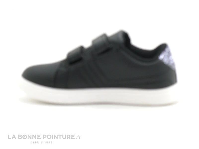 Oxide DOWEN Noir Mat - 10934 - Etoiles Paillettes - Sneakers Fille 2 Oxide DOWEN Noir Mat - 10934 - Etoiles Paillettes - Sneakers Fille – Image 2