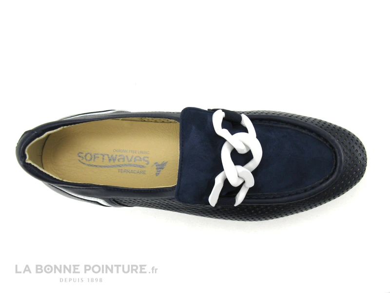 Softwaves CASSIE Ink - Mocassin Compense Bleu Marine 6 Softwaves CASSIE Ink - Mocassin Compense Bleu Marine – Image 6