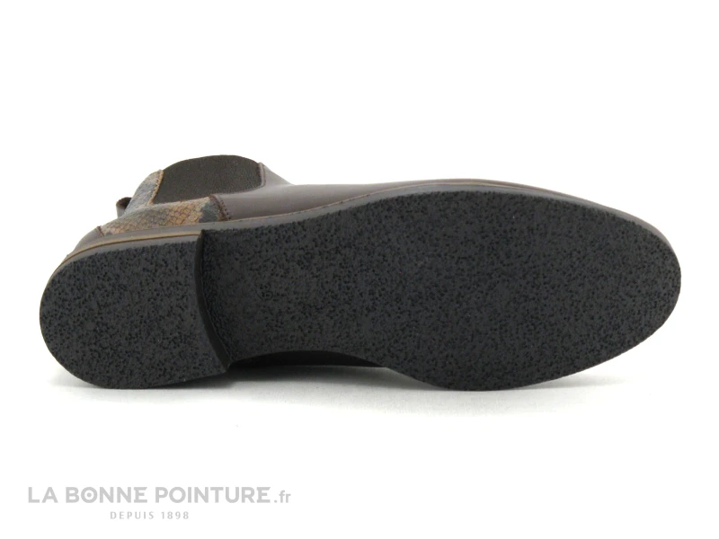 Marina Seval - E371 Serena - Marron Et Python - Bottines Chelsea Femme 7 Marina Seval - E371 Serena - Marron Et Python - Bottines Chelsea Femme – Image 7