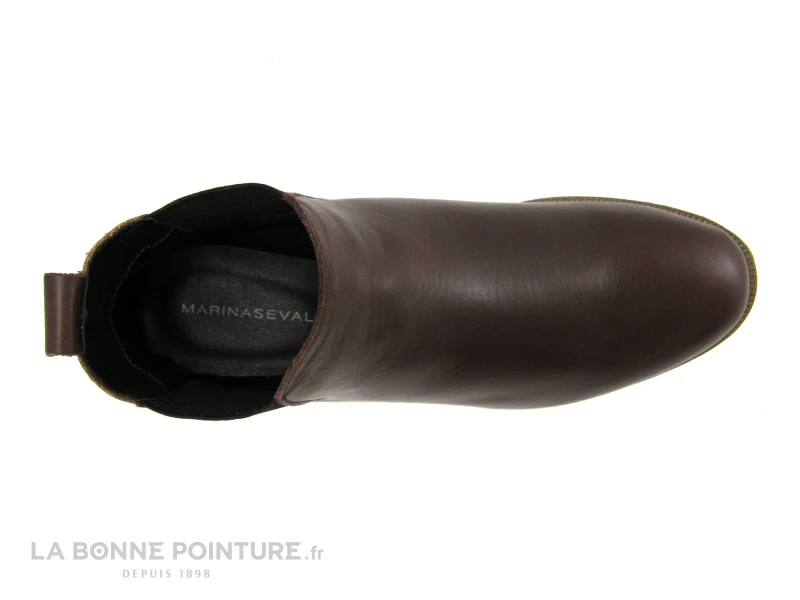 Marina Seval - E371 Serena - Marron Et Python - Bottines Chelsea Femme 6 Marina Seval - E371 Serena - Marron Et Python - Bottines Chelsea Femme – Image 6