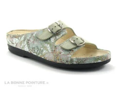 Pedi Girl WELL BIC DB Flo Nub Amande Salvia - Mule Reglable Femme