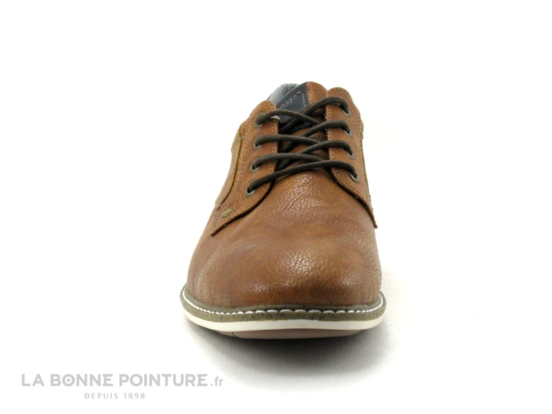 Mustang 4150-311-307 Cognac - Chaussure Homme Marron Clair 2 Mustang 4150-311-307 Cognac - Chaussure Homme Marron Clair – Image 2